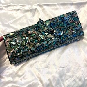 Vintage Abalone Clutch